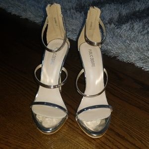 Public desire silver heels